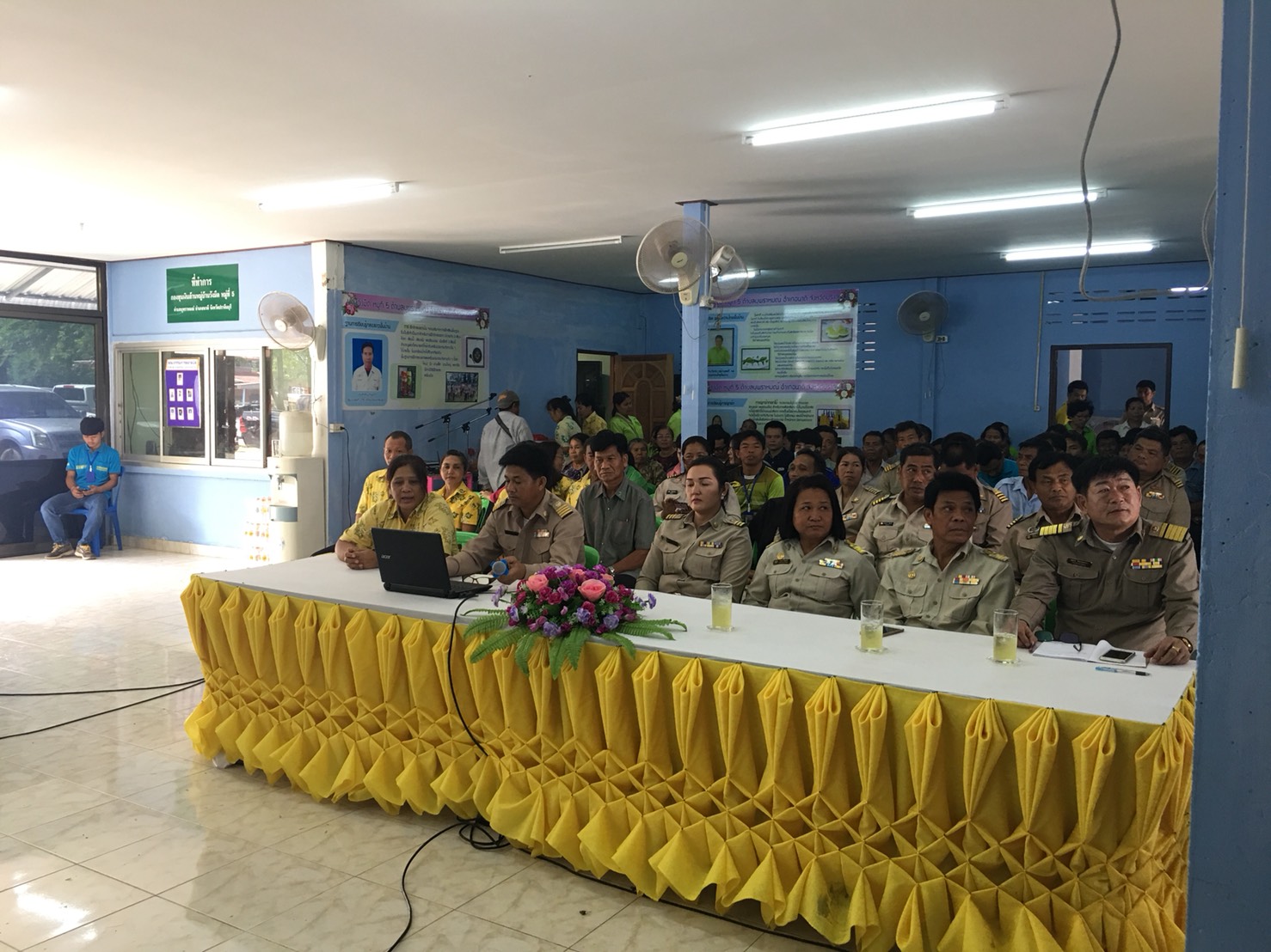 การคัดสรรหมู่บ้านเศรษฐกิจพอเพียง “อยู่เย็น เป็นสุข” และกิจกรรมพัฒนาชุมชนดีเด่นระดับจังหวัด วันที่ 2 อำเภอนาดี