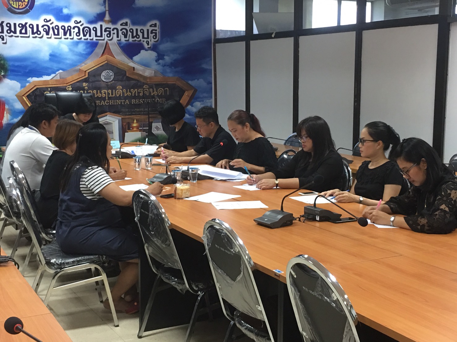 ประชุมคณะทำงานขับเคลื่อนโครงการพัฒนาชุมชนปราจีนบุรี ใสสะอาด ประจำปีงบประมาณ พ.ศ. 2562