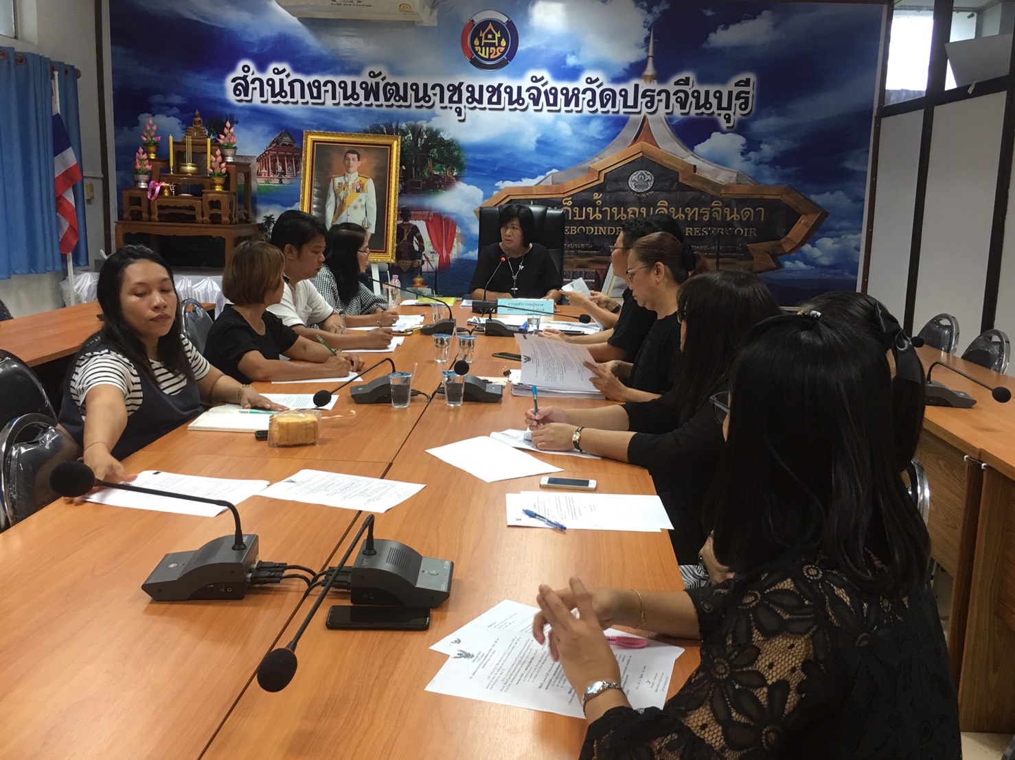 ประชุมคณะทำงานขับเคลื่อนโครงการพัฒนาชุมชนปราจีนบุรี ใสสะอาด ประจำปีงบประมาณ พ.ศ. 2562