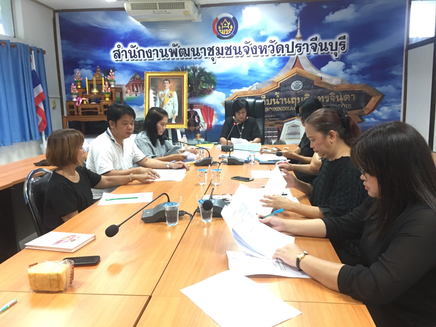 ประชุมคณะทำงานขับเคลื่อนโครงการพัฒนาชุมชนปราจีนบุรี ใสสะอาด ประจำปีงบประมาณ พ.ศ. 2562