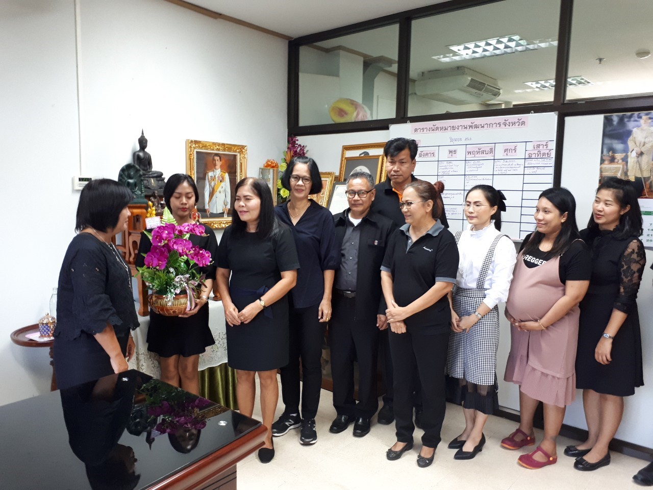 แสดงความยินดีกับพัฒนาการจังหวัดปราจีนบุรี  เข้าอบรมหลักสูตร นปส. รุ่นที่ 73 ประจำปีงบประมาณ พ.ศ. 2562