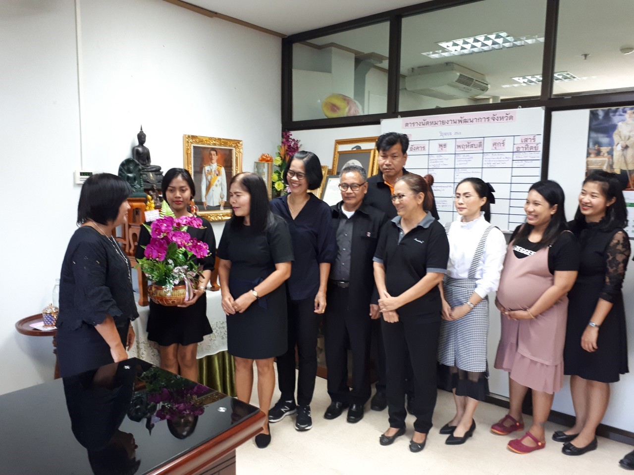 แสดงความยินดีกับพัฒนาการจังหวัดปราจีนบุรี  เข้าอบรมหลักสูตร นปส. รุ่นที่ 73 ประจำปีงบประมาณ พ.ศ. 2562