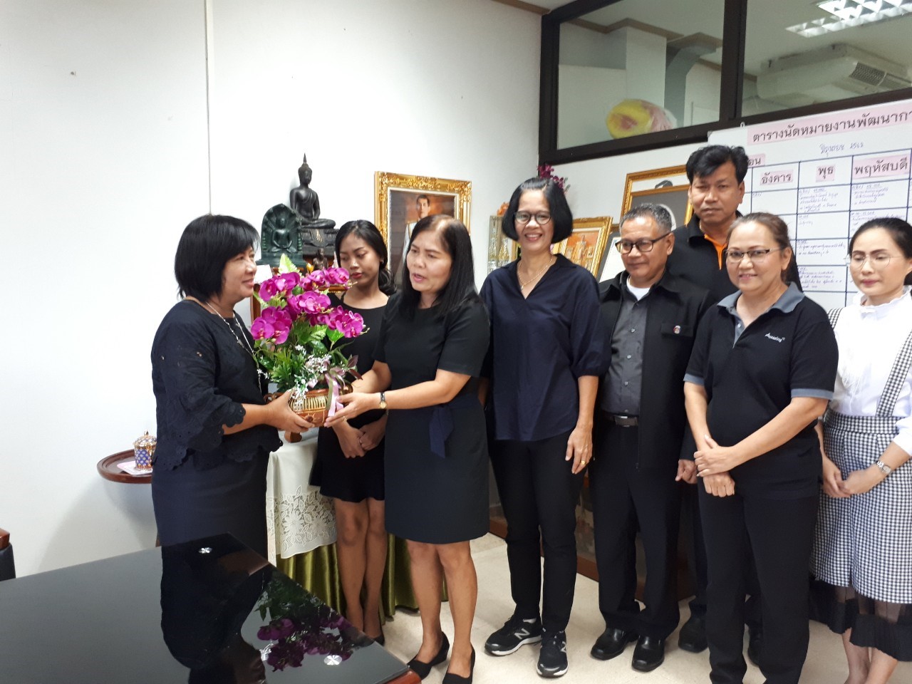 แสดงความยินดีกับพัฒนาการจังหวัดปราจีนบุรี  เข้าอบรมหลักสูตร นปส. รุ่นที่ 73 ประจำปีงบประมาณ พ.ศ. 2562