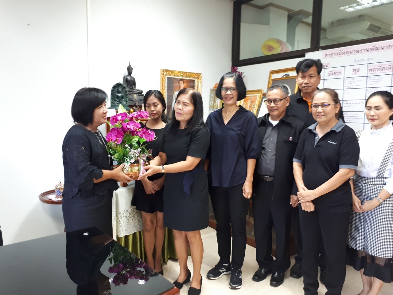 แสดงความยินดีกับพัฒนาการจังหวัดปราจีนบุรี  เข้าอบรมหลักสูตร นปส. รุ่นที่ 73 ประจำปีงบประมาณ พ.ศ. 2562