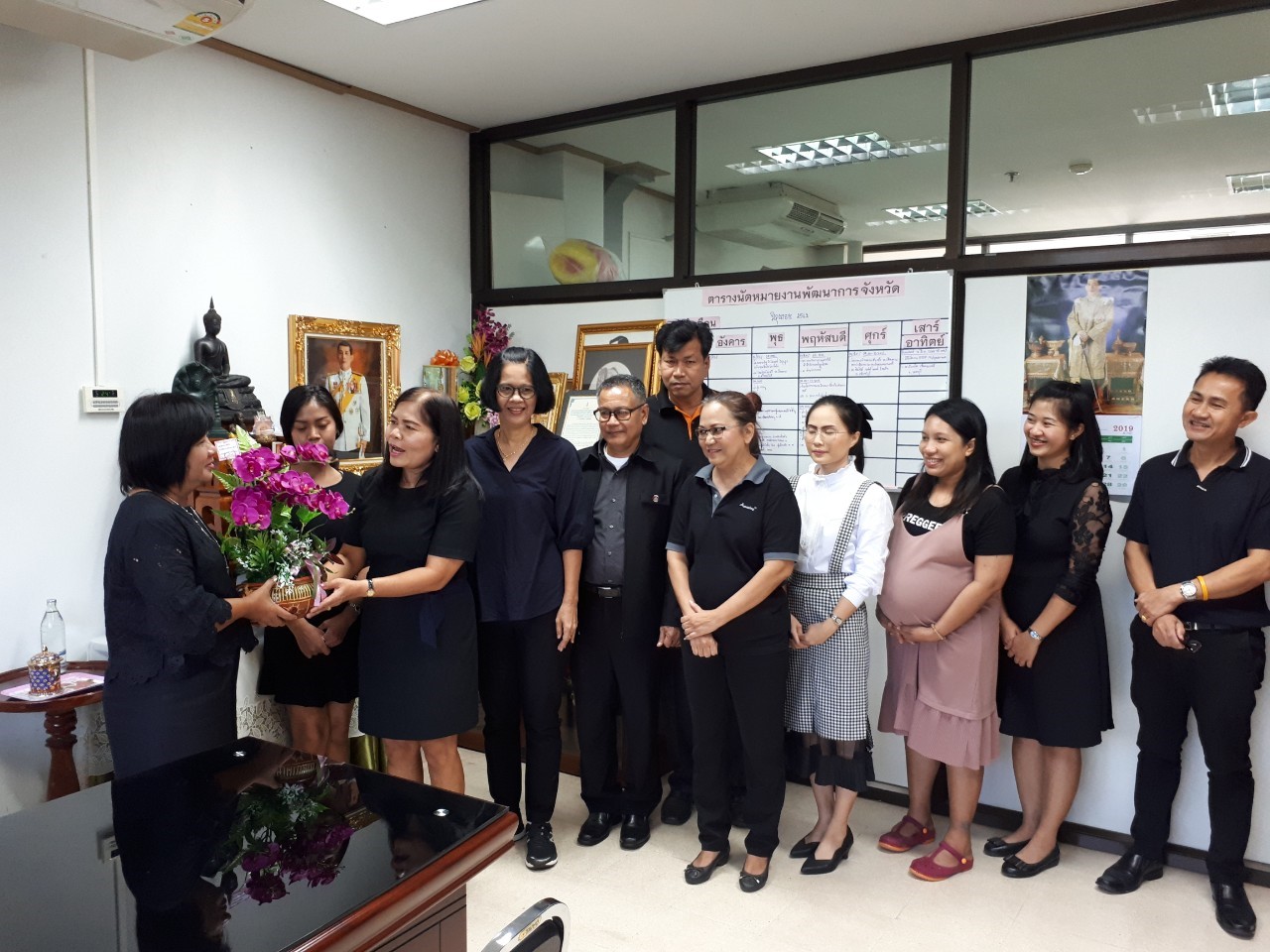 แสดงความยินดีกับพัฒนาการจังหวัดปราจีนบุรี  เข้าอบรมหลักสูตร นปส. รุ่นที่ 73 ประจำปีงบประมาณ พ.ศ. 2562