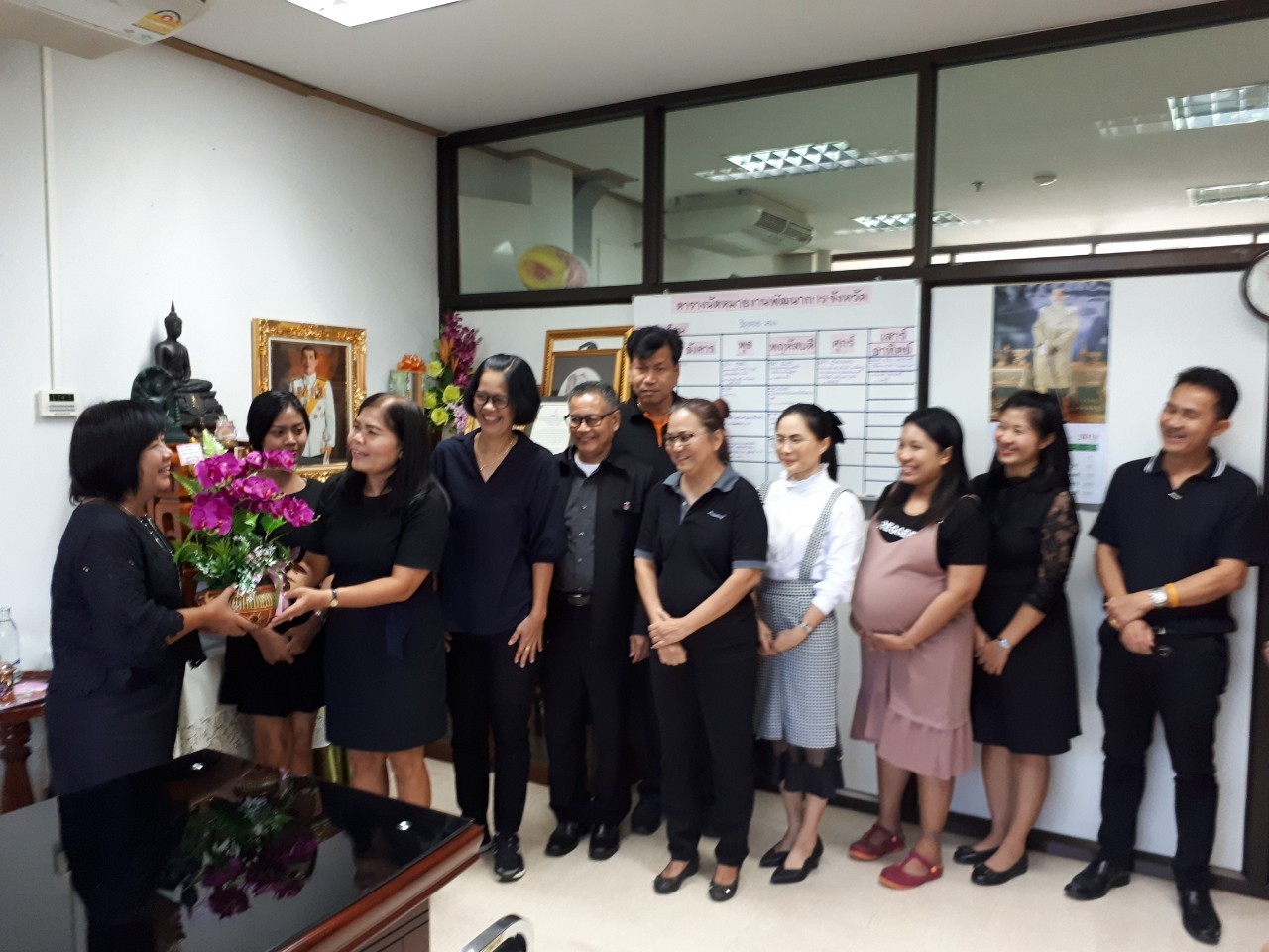 แสดงความยินดีกับพัฒนาการจังหวัดปราจีนบุรี  เข้าอบรมหลักสูตร นปส. รุ่นที่ 73 ประจำปีงบประมาณ พ.ศ. 2562