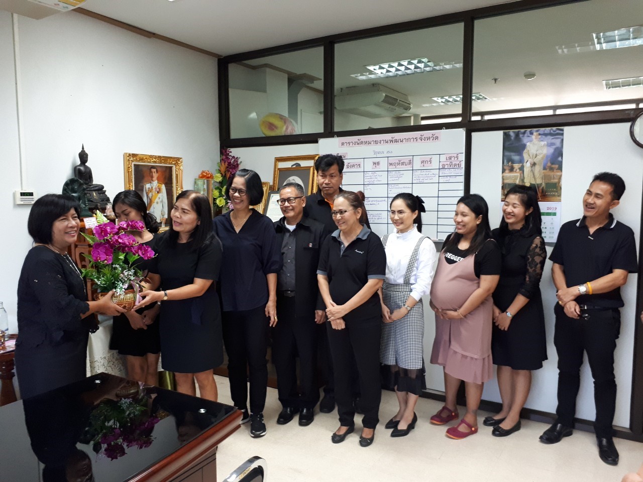 แสดงความยินดีกับพัฒนาการจังหวัดปราจีนบุรี  เข้าอบรมหลักสูตร นปส. รุ่นที่ 73 ประจำปีงบประมาณ พ.ศ. 2562