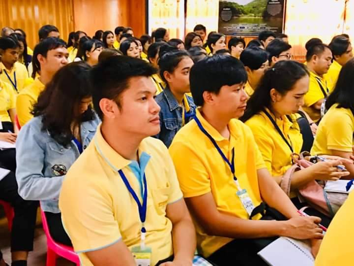 การฝึกอบรมก่อนปฏิบัติงานอาสาพัฒนา (อสพ.) รุ่นที่ 71/1 จำนวน 100 คน ซึ่งจัดขึ้นระหว่างวันที่ 18-24 กรกฎาคม 2562 ณ สถาบันการเงินชุมชน บ้านขอนขว้าง ตำบลดงขี้เหล็ก อำเภอเมืองปราจีนบุรี จังหวัดปราจีนบุรี
