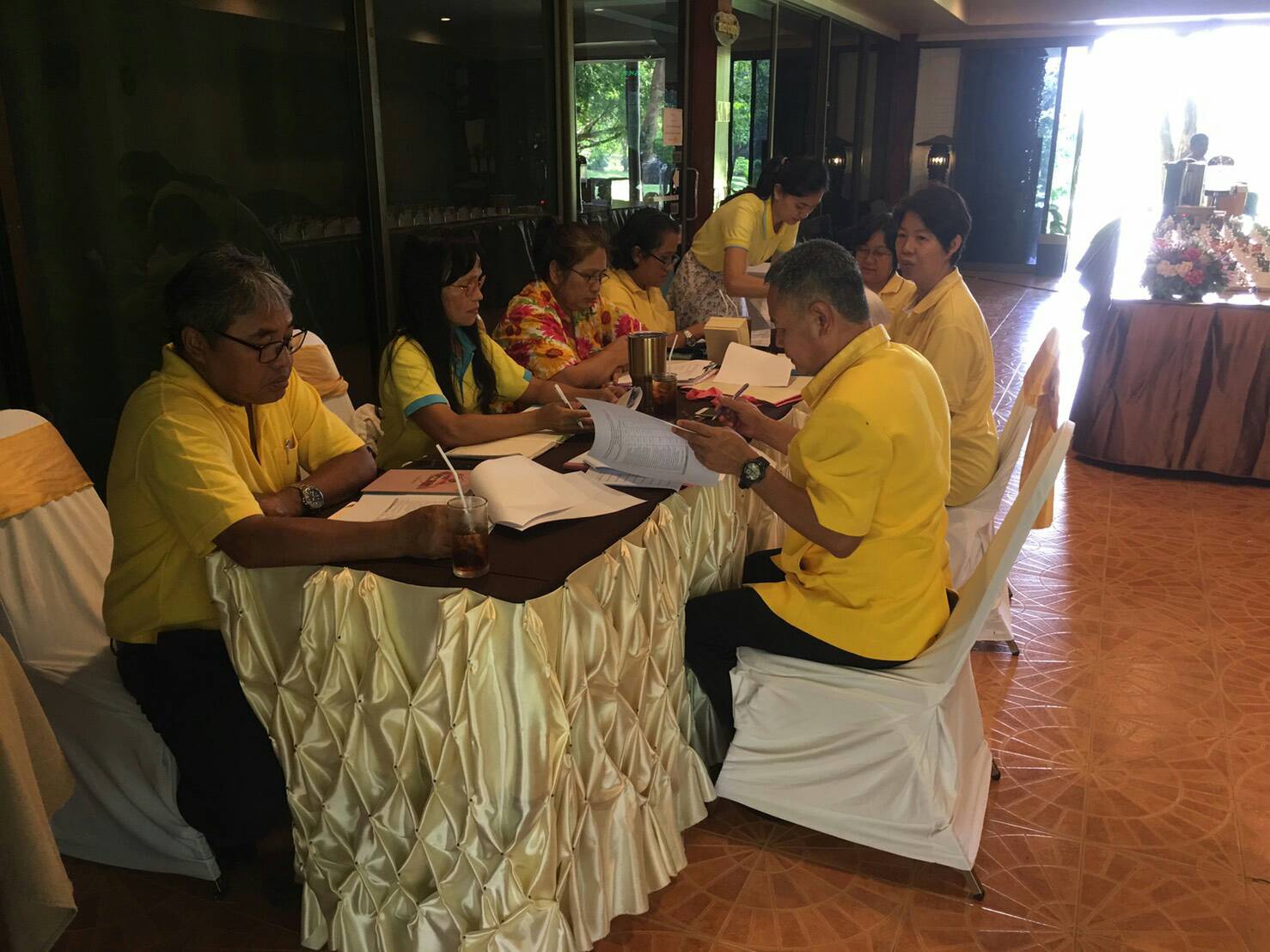 โครงการประชุมเชิงปฏิบัติการเพิ่มประสิทธิภาพกลุ่มอาชีพกองทุนพัฒนาบทบาทสตรี