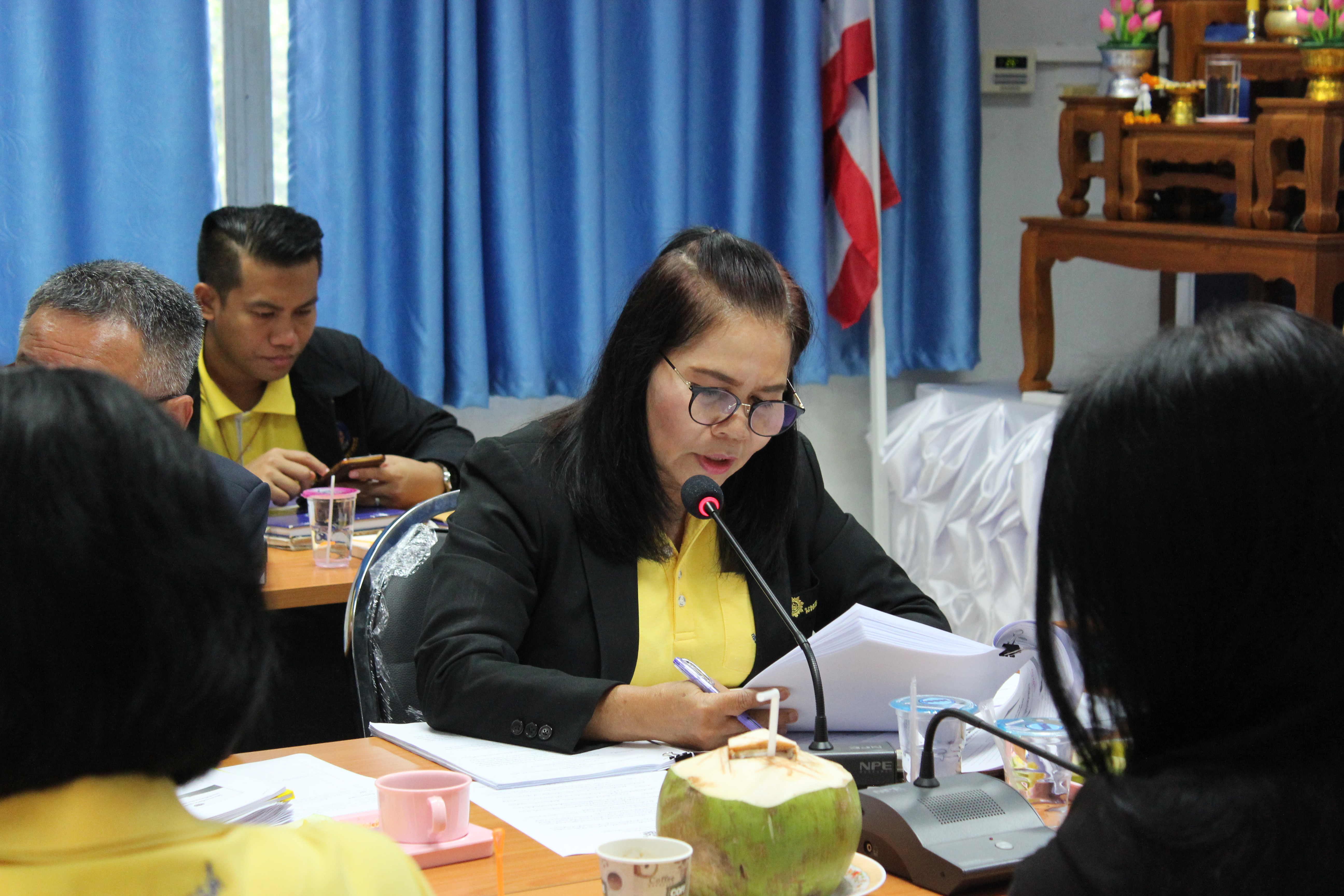การประเมินผลการดำเนินงานโครงการพัฒนาชุมชนใสสะอาด ประจำปีงบประมาณ พ.ศ. ๒๕๖๒