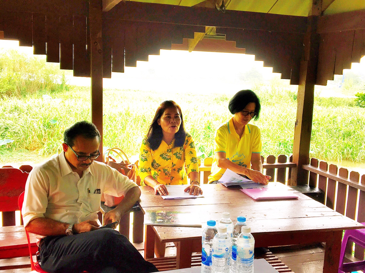 การติดตามการดำเนินงานโครงการชุมชนท่องเที่ยว OTOP นวัตวิถี จังหวัดปราจีนบุรี
