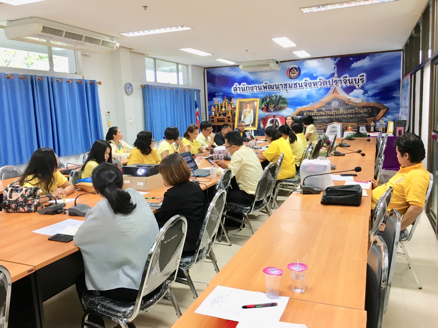 การประชุมเพื่อติดตามการดำเนินงานโครงการชุมชนท่องเที่ยว OTOP นวัตวิถี