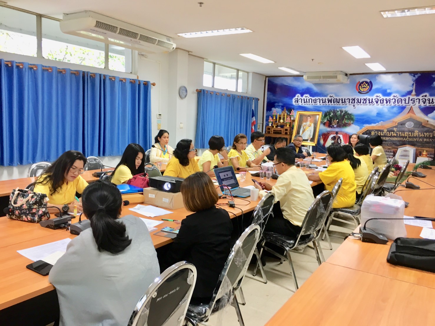 การประชุมเพื่อติดตามการดำเนินงานโครงการชุมชนท่องเที่ยว OTOP นวัตวิถี