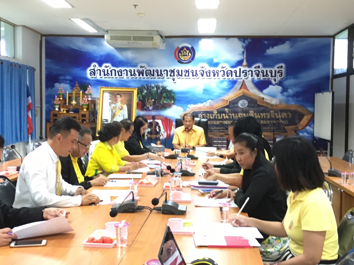การประชุมคณะกรรมการบริหารกองทุนพัฒนาเด็กชนบท ในพระราชูปถัมภ์สมเด็จพระเทพรัตนราชสุดาฯ สยามบรมราชกุมารี จังหวัดปราจีนบุรี ครั้งที่ ๒/๒๕๖๒
