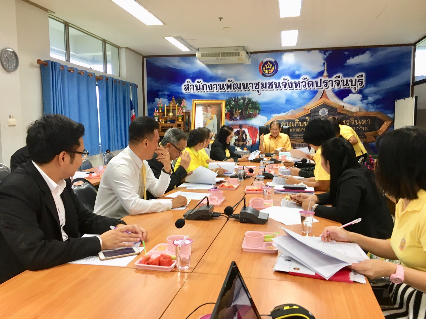 การประชุมคณะกรรมการบริหารกองทุนพัฒนาเด็กชนบท ในพระราชูปถัมภ์สมเด็จพระเทพรัตนราชสุดาฯ สยามบรมราชกุมารี จังหวัดปราจีนบุรี ครั้งที่ ๒/๒๕๖๒