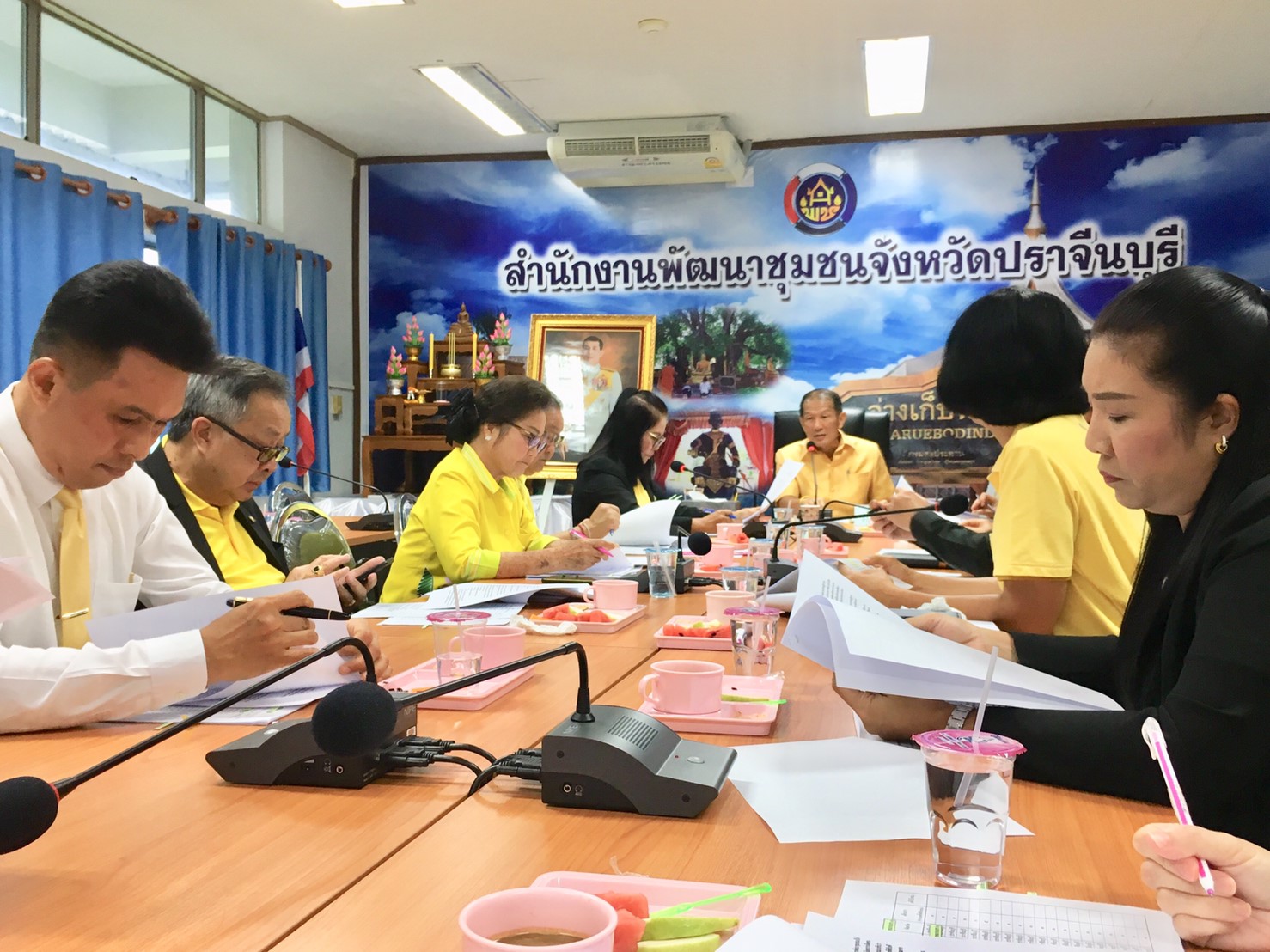 การประชุมคณะกรรมการบริหารกองทุนพัฒนาเด็กชนบท ในพระราชูปถัมภ์สมเด็จพระเทพรัตนราชสุดาฯ สยามบรมราชกุมารี จังหวัดปราจีนบุรี ครั้งที่ ๒/๒๕๖๒
