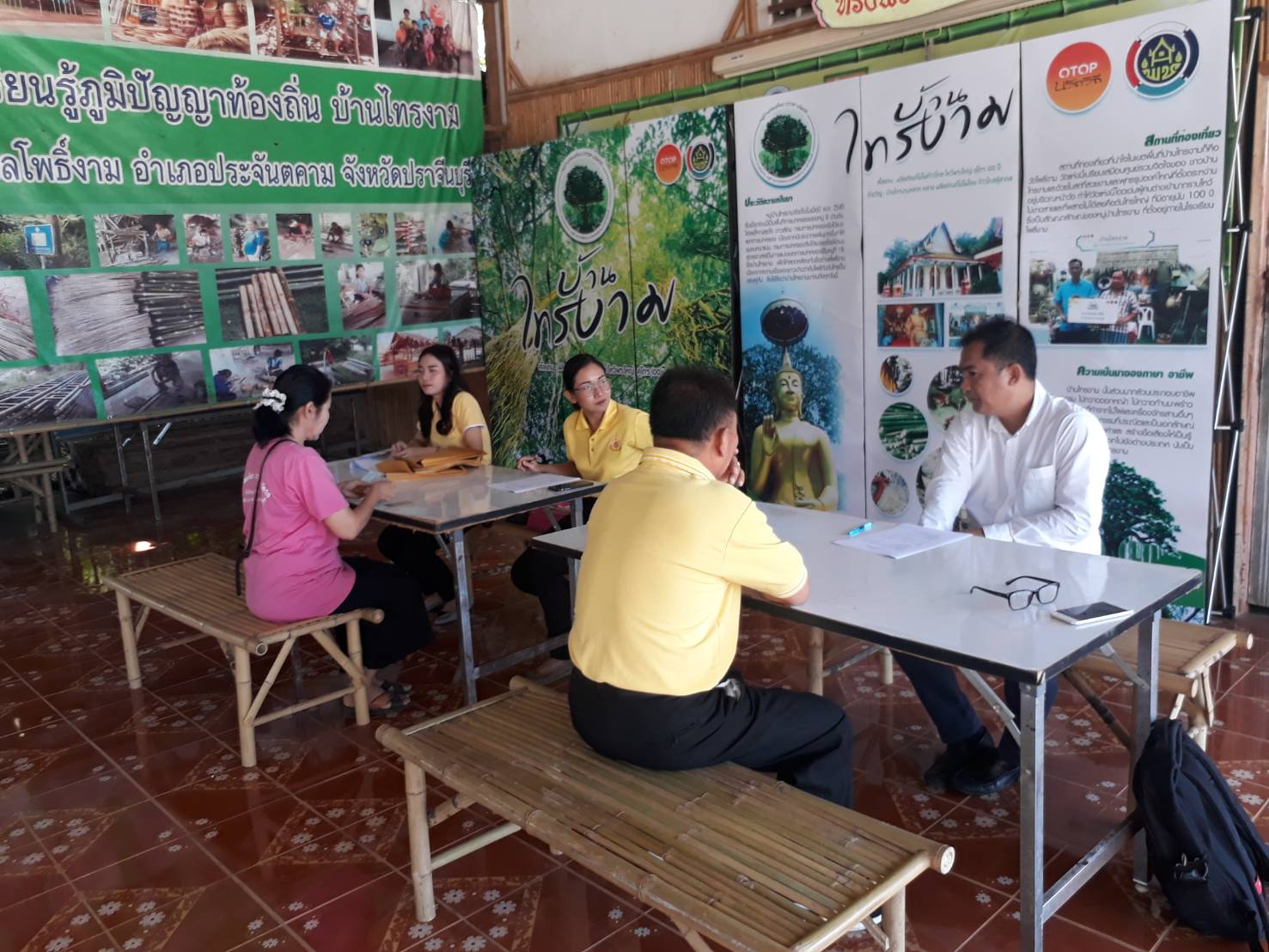 การติดตามผลการดำเนินงานโครงการชุมชนท่องเที่ยว OTOP นวัตวิถีจังหวัดปราจีนบุรี