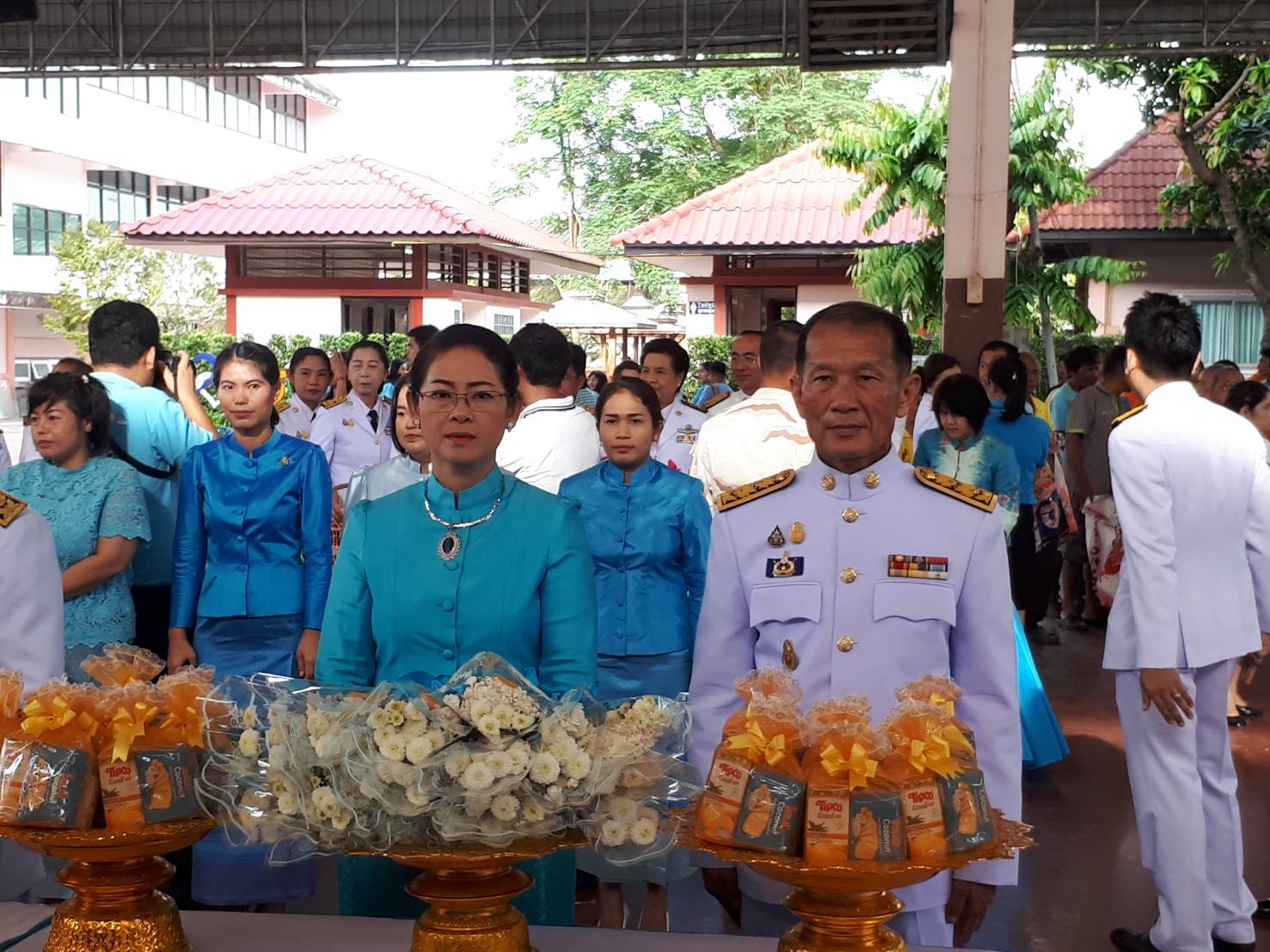 พิธีทำบุญตักบาตรถวายเป็นพระราชกุศล และพิธีลงนามถวายพระพรชัยมงคลดนื่องในโอกาสวันเฉลิมพระชนมพรรษาสมเด็จพระนางเจ้าสิริกิติ์ พระบรมราชินีนาถ พระบรมราชชนนีพันปีหลวง ประจำปีพุทธศักราช 2562