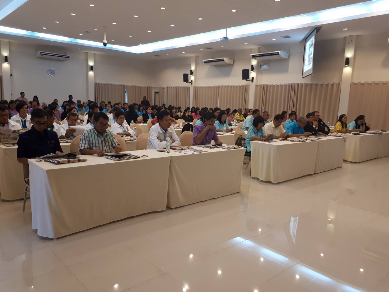 การประชุมเชิงปฏิบัติการตรวจติดตามผลการดำเนินงานของหน่วยรับตรวจ รายไตรมาส   ครั้งที่ 2/2562
