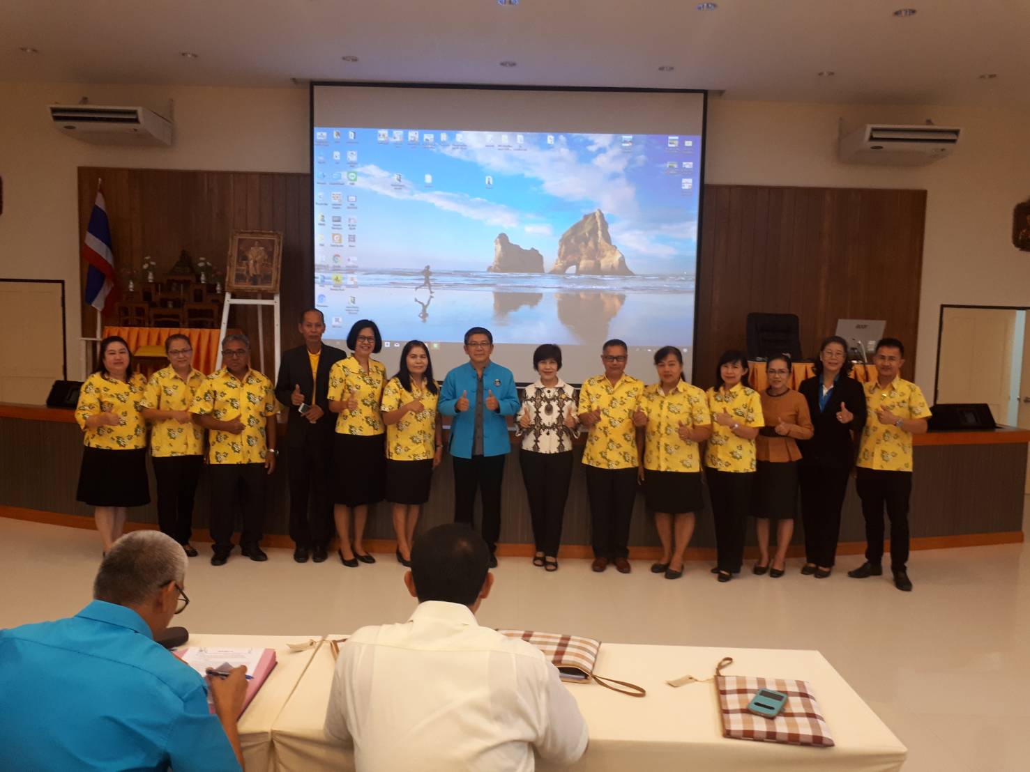 การประชุมเชิงปฏิบัติการตรวจติดตามผลการดำเนินงานของหน่วยรับตรวจ รายไตรมาส   ครั้งที่ 2/2562