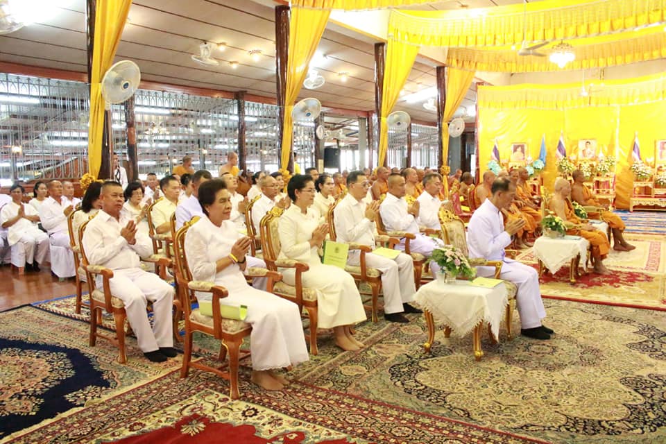 พิธีเจริญพระพุทธมนต์ถวายพระพรชัยมงคลแด่สมเด็จพระนางเจ้าสิริกิติ์ พระบรมราชินีนาถ พระบรมราชชนนีพันปีหลวง    พระบาทสมเด็จพระวชิรเกล้าเจ้าอยู่หัว และสมเด็จพระนางเจ้าพระบรมราชินี
