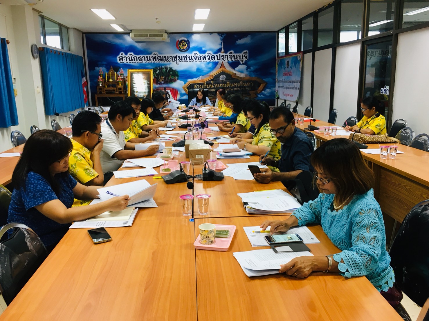 การประชุมหัวหน้ากลุ่ม-ฝ่าย  พัฒนาการอำเภอ  และนักวิชาการพัฒนาชุมชน ประจำเดือน     กรกฎาคม 2562