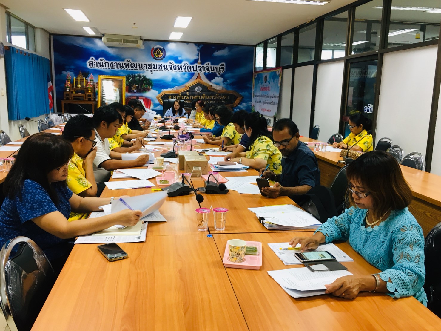 การประชุมหัวหน้ากลุ่ม-ฝ่าย  พัฒนาการอำเภอ  และนักวิชาการพัฒนาชุมชน ประจำเดือน     กรกฎาคม 2562