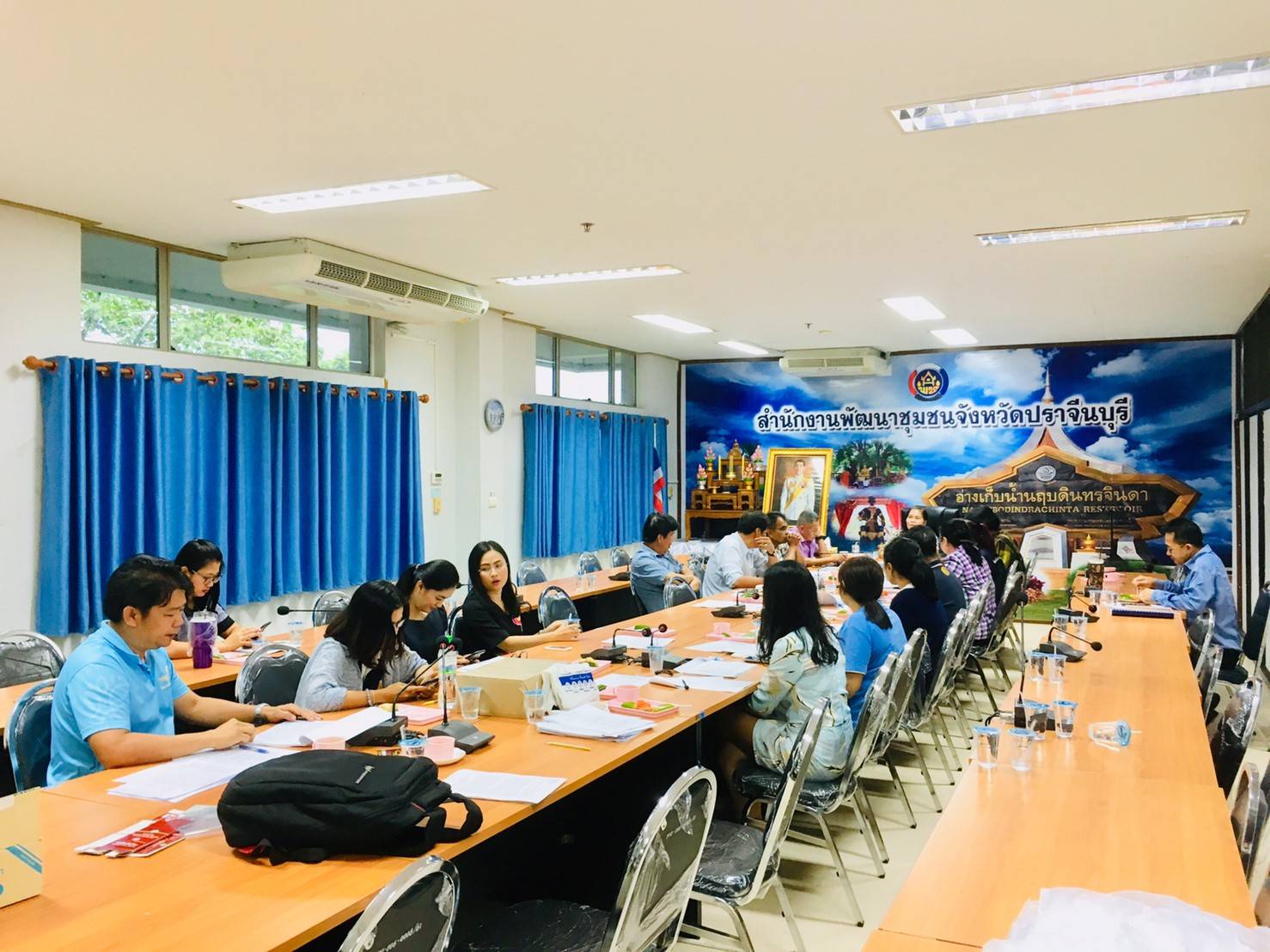 การประชุมนักวิชาการพัฒนาชุมชน สำนักงานพัฒนาชุมชนจังหวัดปราจีนบุรี      ครั้งที่ 8/2562 ประจำเดือนสิงหาคม 2562