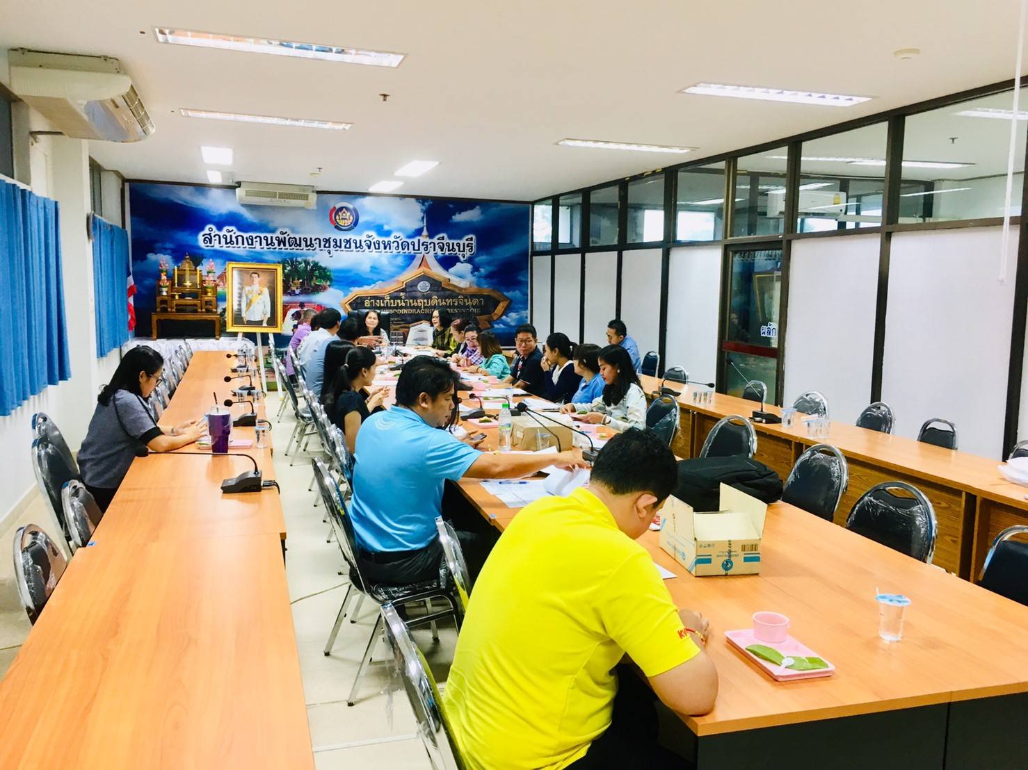 การประชุมนักวิชาการพัฒนาชุมชน สำนักงานพัฒนาชุมชนจังหวัดปราจีนบุรี      ครั้งที่ 8/2562 ประจำเดือนสิงหาคม 2562