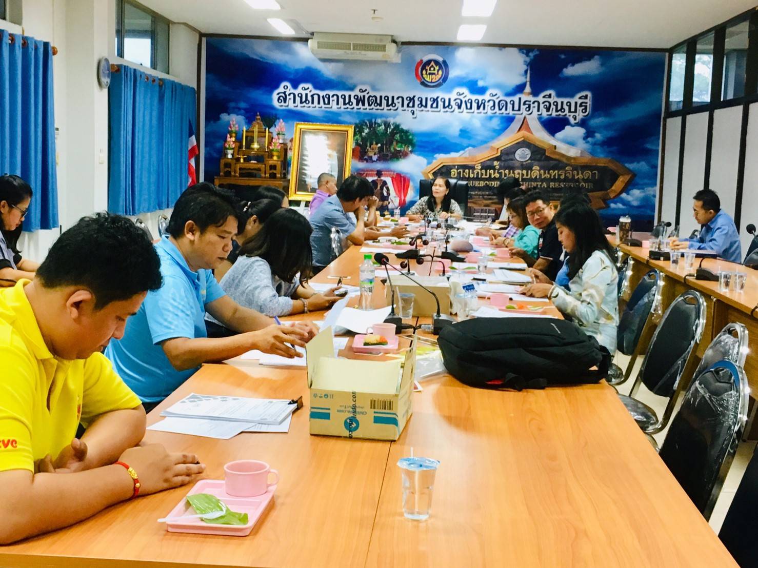 การประชุมนักวิชาการพัฒนาชุมชน สำนักงานพัฒนาชุมชนจังหวัดปราจีนบุรี      ครั้งที่ 8/2562 ประจำเดือนสิงหาคม 2562