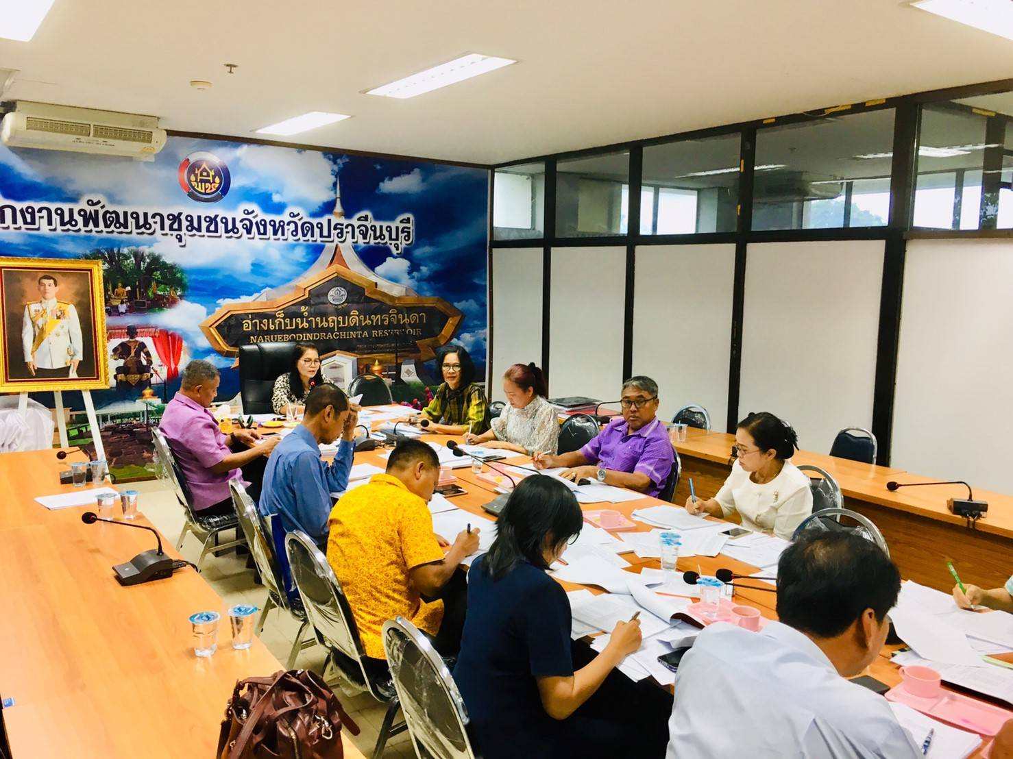 การประชุมผู้บริหารงานพัฒนาชุมชนและนักวิชาการพัฒนาชุน สำนักงานพัฒนา      ชุมชนจังหวัดปราจีนบุรี ครั้งที่ 8/2562 ประจำเดือนสิงหาคม 2562