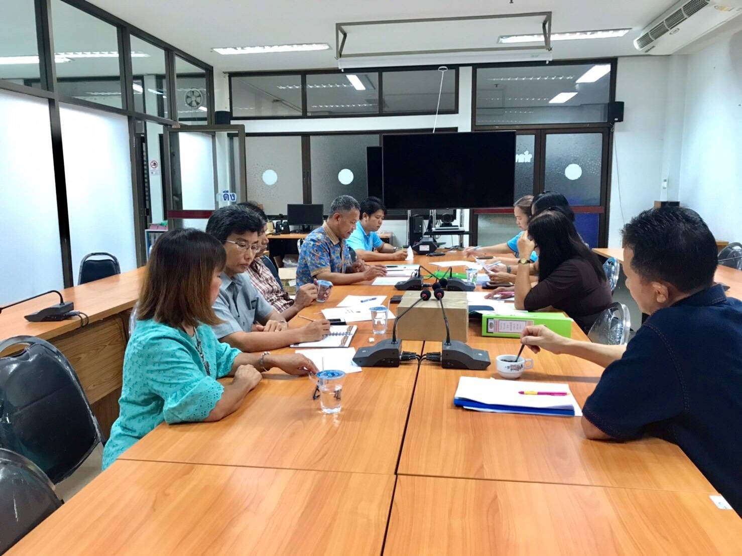 การประชุมเตรียมความพร้อมการฝึกอบรมก่อนปฏิบัติงานอาสาพัฒนาชุมชน (อสพ.) ทดแทน อสพ.ลาออกหรือสละสิทธิ์
