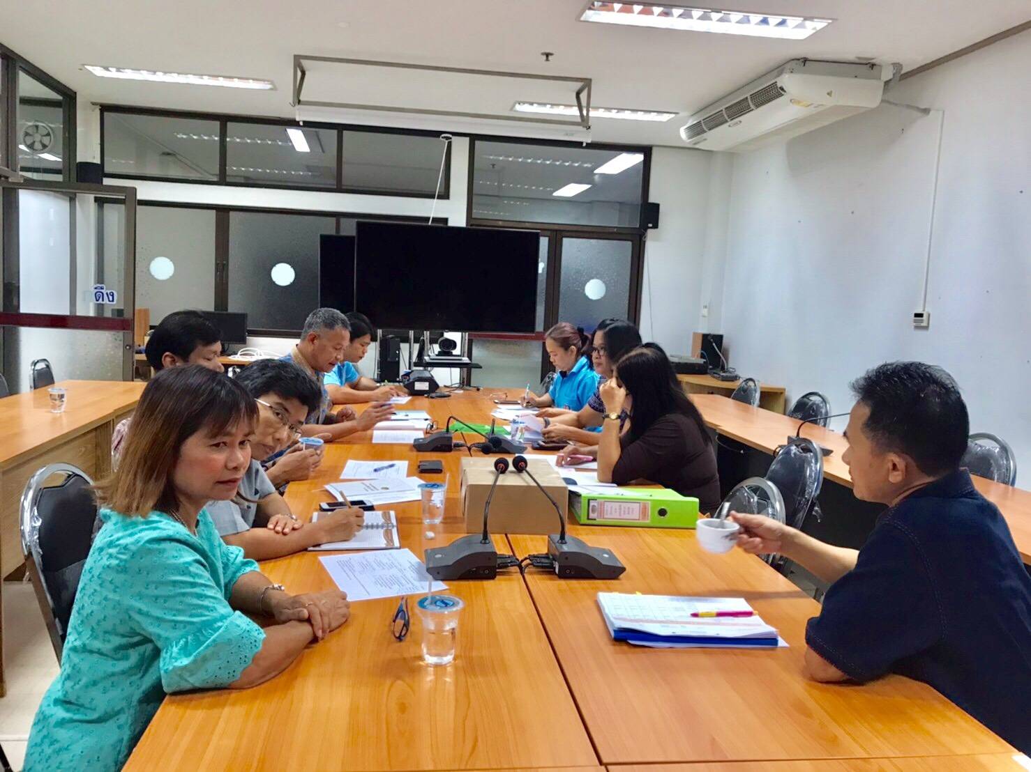 การประชุมเตรียมความพร้อมการฝึกอบรมก่อนปฏิบัติงานอาสาพัฒนาชุมชน (อสพ.) ทดแทน อสพ.ลาออกหรือสละสิทธิ์