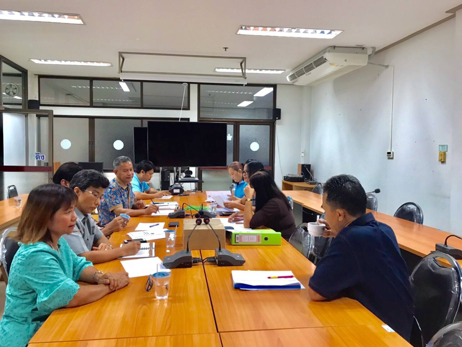 การประชุมเตรียมความพร้อมการฝึกอบรมก่อนปฏิบัติงานอาสาพัฒนาชุมชน (อสพ.) ทดแทน อสพ.ลาออกหรือสละสิทธิ์