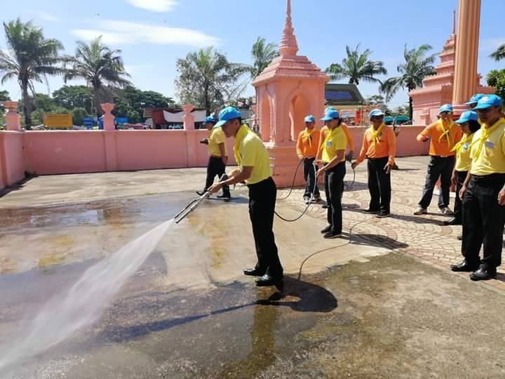 พิธีเปิดกิจกรรมจิตอาสาพัฒนาปรับภูมิทัศน์ ทำความสะอาด  ศาสนสถาน ถวายพระราชกุศลและน้อมรำลึกเนื่องในโอกาสวันคล้ายวันพระราชสมภพพระบาทสมเด็จ  พระจอมเกล้าเจ้าอยู่หัว