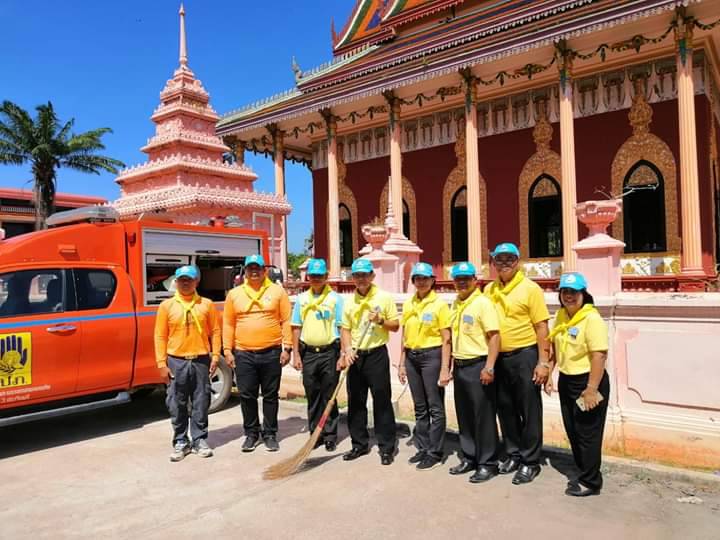 พิธีเปิดกิจกรรมจิตอาสาพัฒนาปรับภูมิทัศน์ ทำความสะอาด  ศาสนสถาน ถวายพระราชกุศลและน้อมรำลึกเนื่องในโอกาสวันคล้ายวันพระราชสมภพพระบาทสมเด็จ  พระจอมเกล้าเจ้าอยู่หัว