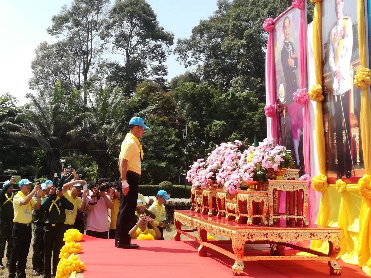 พิธีเปิดการจัดกิจกรรมจิตอาสาพัฒนา ทำความสะอาด สถานีรถไฟ และเส้นทางรถไฟ ถวายพระราชกุศลและน้อมรำลึกเนื่องในโอกาสวันคล้ายวันสวรรคตพระบาทสมเด็จพระจุลจอมเกล้าเจ้าอยู่หัว