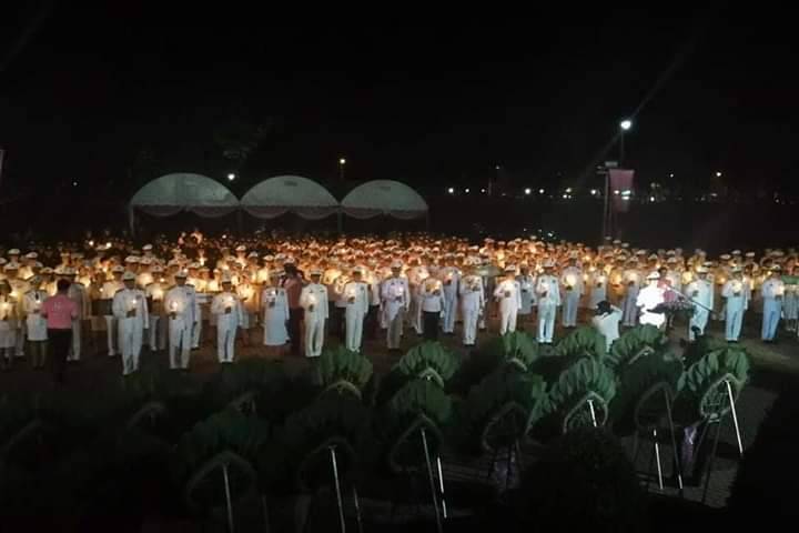 พิธีจุดเทียนเพื่อน้อมรำลึกในพระมหากรุณาธิคุณพระบาทสมเด็จพระจุลจอมเกล้าเจ้าอยู่หัว