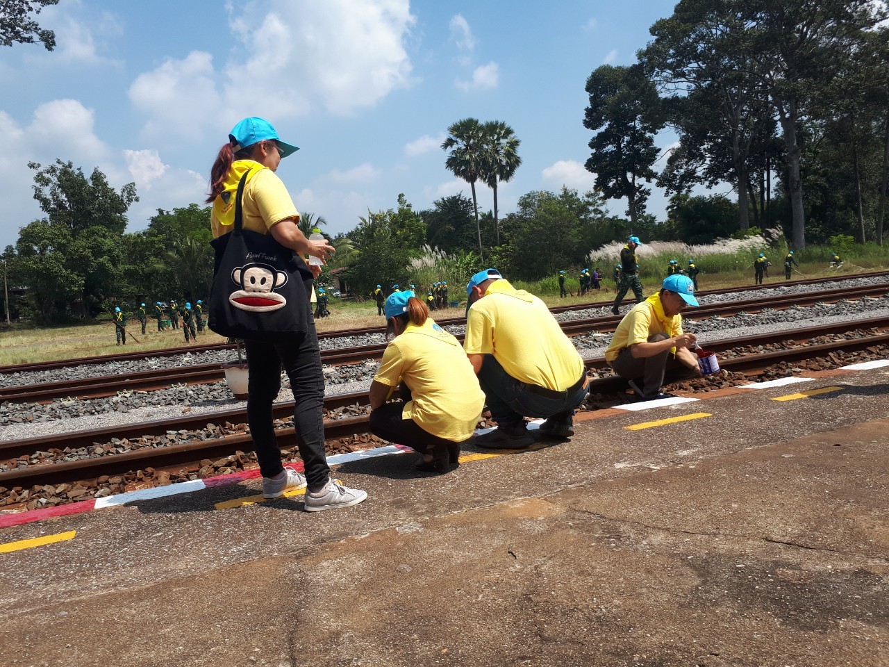 พิธีเปิดการจัดกิจกรรมจิตอาสาพัฒนา ทำความสะอาด สถานีรถไฟ และเส้นทางรถไฟ ถวายพระราชกุศลและน้อมรำลึกเนื่องในโอกาสวันคล้ายวันสวรรคตพระบาทสมเด็จพระจุลจอมเกล้าเจ้าอยู่หัว