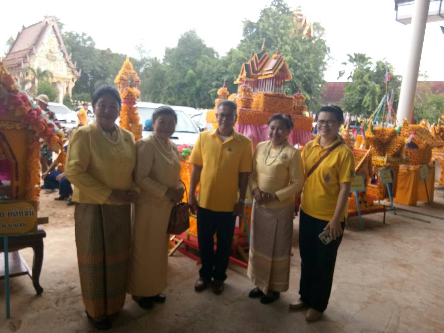 พิธีเปิดงานประเพณีแห่ปราสาทผึ้ง ครั้งที่ 1 ประจำปี 2562 ณ วัดท่าอุดมสมบูรณาราม ตำบลนาแขม อำเภอกบินทร์บุรี จังหวัดปราจีนบุรี