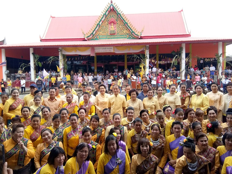 พิธีเปิดงานประเพณีแห่ปราสาทผึ้ง ครั้งที่ 1 ประจำปี 2562 ณ วัดท่าอุดมสมบูรณาราม ตำบลนาแขม อำเภอกบินทร์บุรี จังหวัดปราจีนบุรี