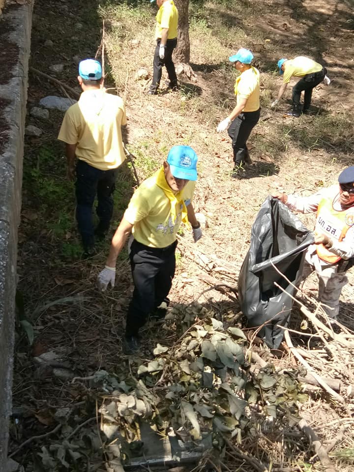 กิจกรรมจิตอาสาพัฒนาปรับปรุงภูมิทัศน์ ทำความสะอาดลำน้ำ คูคลอง เพื่อบำเพ็ญกุศล และน้อมรำลึกเนื่องในวันคล้ายวันสวรรคตพระบาทสมเด็จพระบรมชนกาธิเบศรมหาภูมิพลอดุลยเดชมหาราชบรมนาถบพิตร 13 ตุลาคม 2562