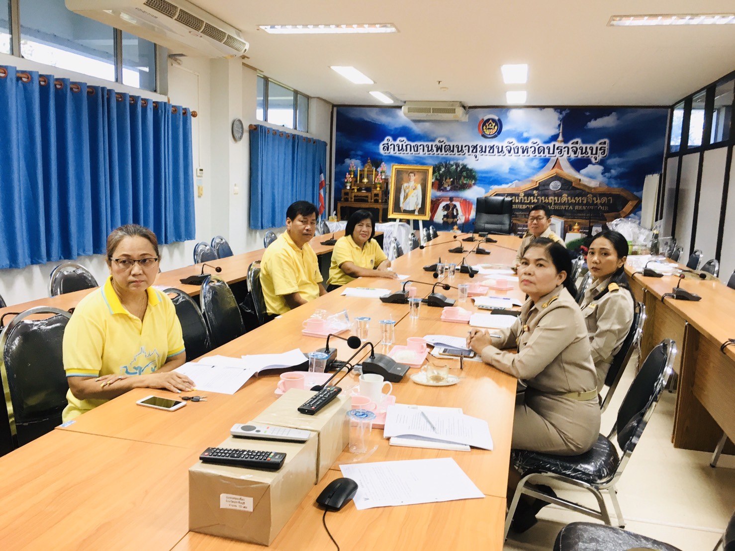 การประชุมผู้บริหารกรมการพัฒนาชุมชน เพื่อหารือข้อราชการประจำสัปดาห์ (Morning Brief) ผ่านระบบ TV พช.