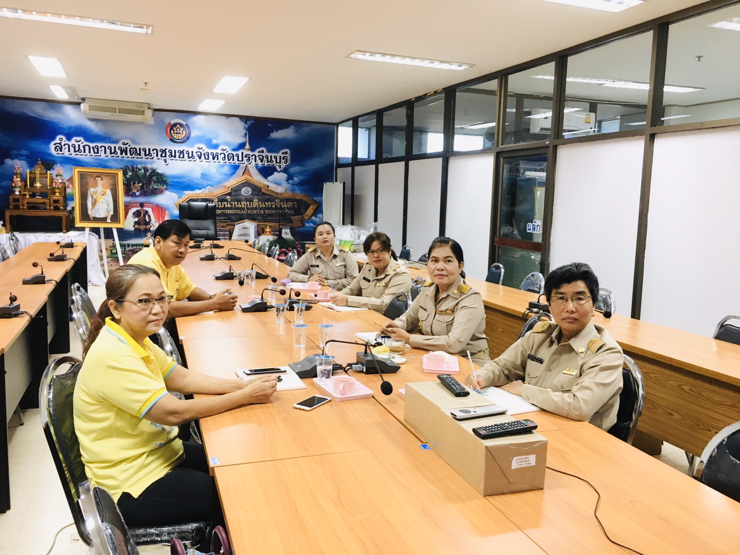 การประชุมผู้บริหารกรมการพัฒนาชุมชน เพื่อหารือข้อราชการประจำสัปดาห์ (Morning Brief) ผ่านระบบ TV พช.