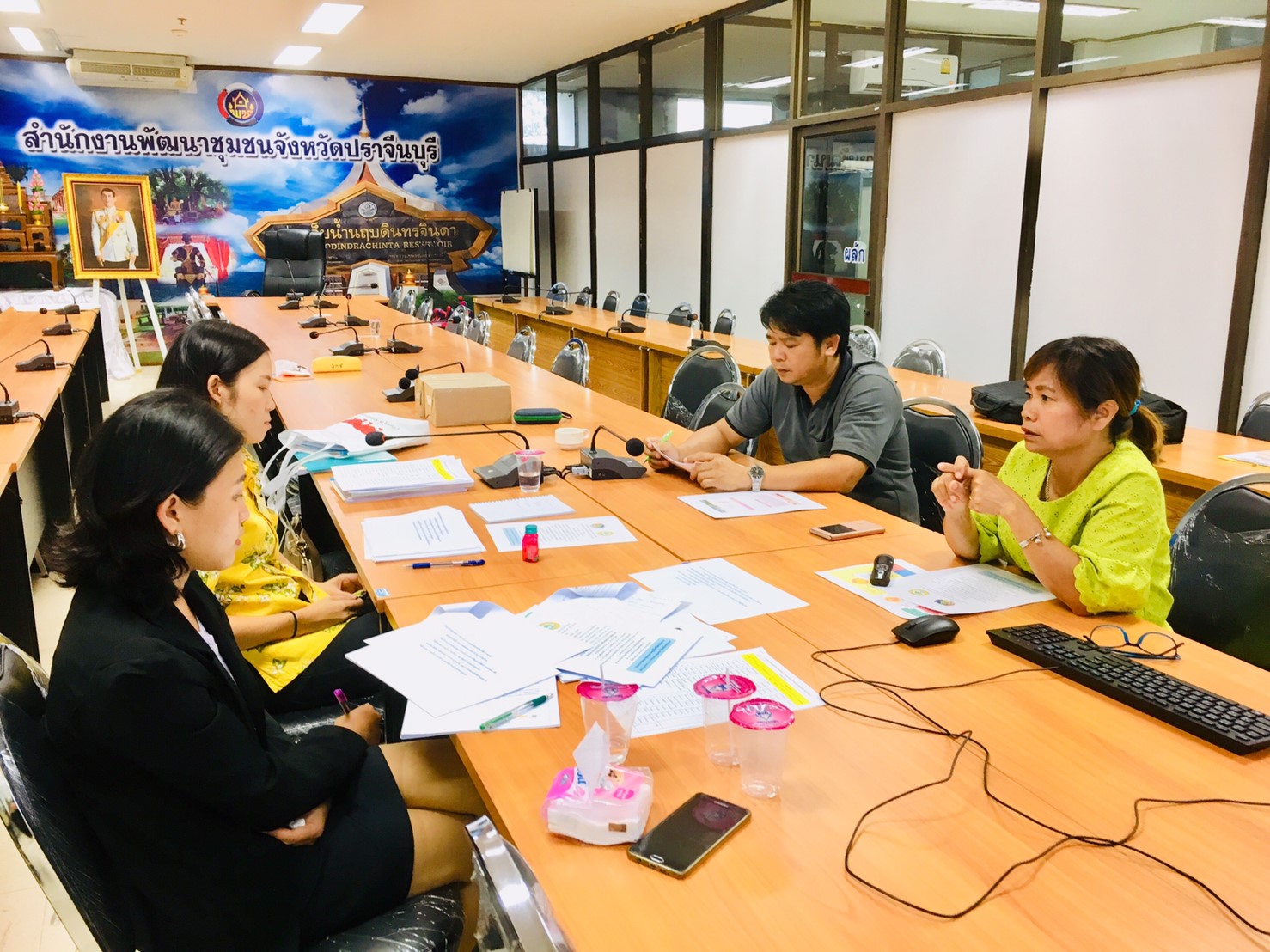 “การฝึกอบรมก่อนปฏิบัติงานอาสาพัฒนาชุมชน (อสพ.) (ทดแทน อสพ. ลาออกหรือสละสิทธิ์)”