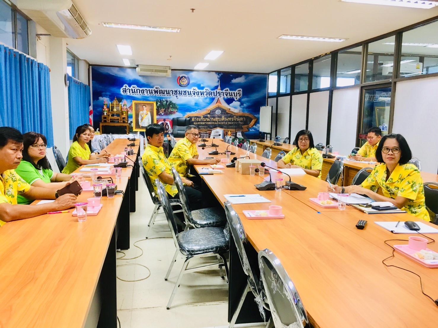 การประชุมกรมการพัฒนาชุมชน ครั้งที่ 10/2562  ณ ห้องประชุม 3001 ชั้น 3 กรมการพัฒนาชุมชน ผ่านระบบทีวี พช.