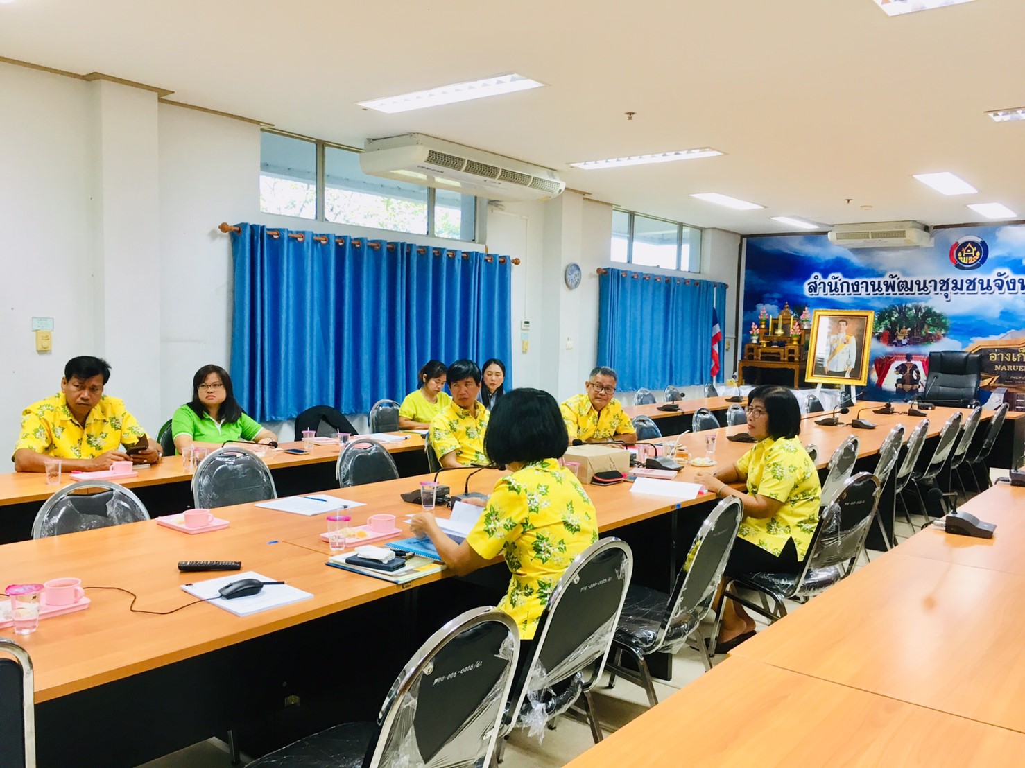 การประชุมกรมการพัฒนาชุมชน ครั้งที่ 10/2562  ณ ห้องประชุม 3001 ชั้น 3 กรมการพัฒนาชุมชน ผ่านระบบทีวี พช.