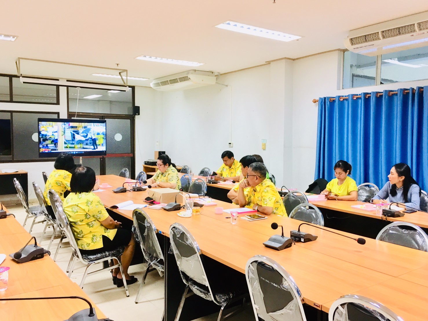 การประชุมกรมการพัฒนาชุมชน ครั้งที่ 10/2562  ณ ห้องประชุม 3001 ชั้น 3 กรมการพัฒนาชุมชน ผ่านระบบทีวี พช.