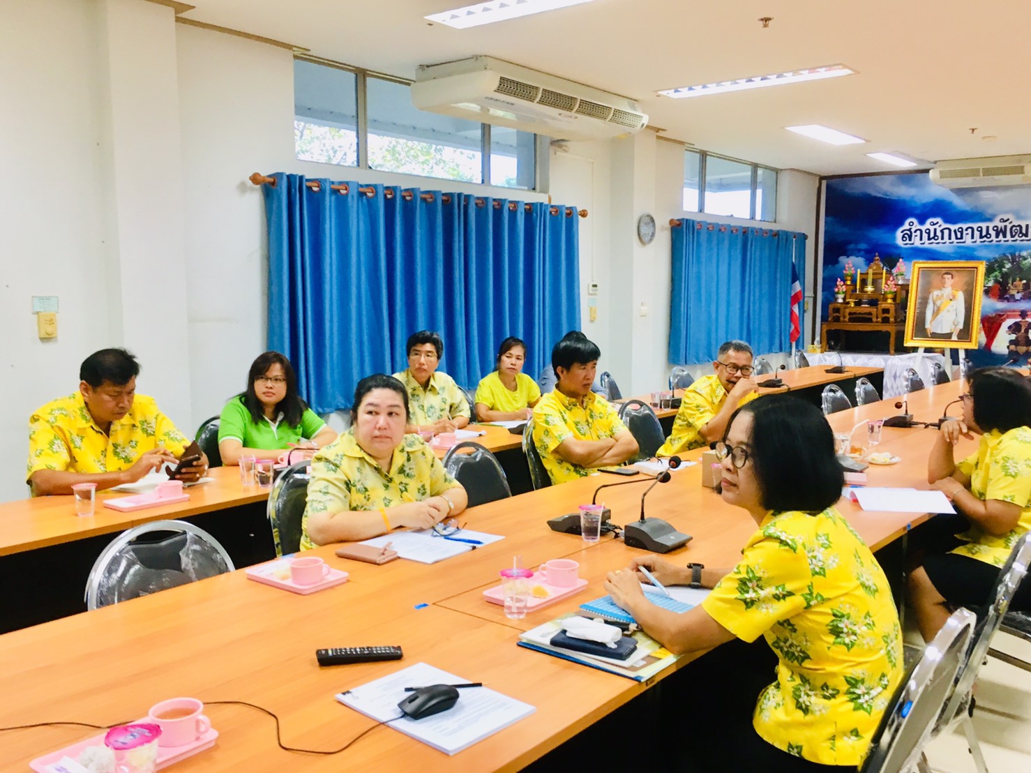 การประชุมกรมการพัฒนาชุมชน ครั้งที่ 10/2562  ณ ห้องประชุม 3001 ชั้น 3 กรมการพัฒนาชุมชน ผ่านระบบทีวี พช.