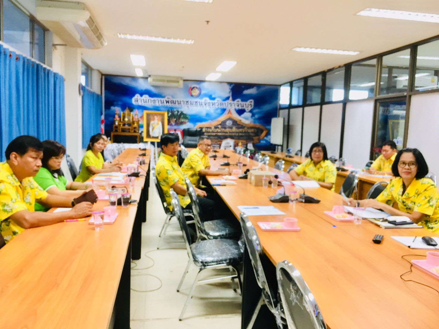 การประชุมกรมการพัฒนาชุมชน ครั้งที่ 10/2562  ณ ห้องประชุม 3001 ชั้น 3 กรมการพัฒนาชุมชน ผ่านระบบทีวี พช.